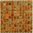 1 Blatt Keramikmosaik goldbraun matt rutschhemmend