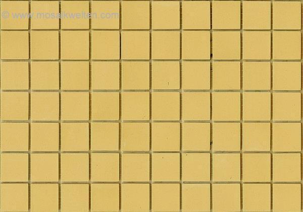 1 Karton / 2 qm Feinsteinmosaik R10 strohgelb matt