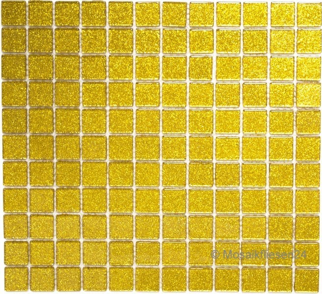 1 Karton / 5 Matten Crystalmosaik gold Glittereffekt 5M
