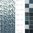 1 Karton/ 1 Modul Glasmosaik Farbverlauf Edition18-M7  weiss blaugrau