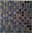 1 Karton / 10 Matten Glasmosaik Luxor schwarz metallic