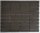 1 Karton/ 10 Matten Feinsteinmosaik schwarzbraun Rechteck leichte Fadenstruktur