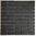 1 Karton/ 10 Matten Feinsteinmosaik schwarz Rechteck matt