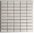 1 Karton/ 10 Matten Feinsteinmosaik elfenbein Rechteck matt